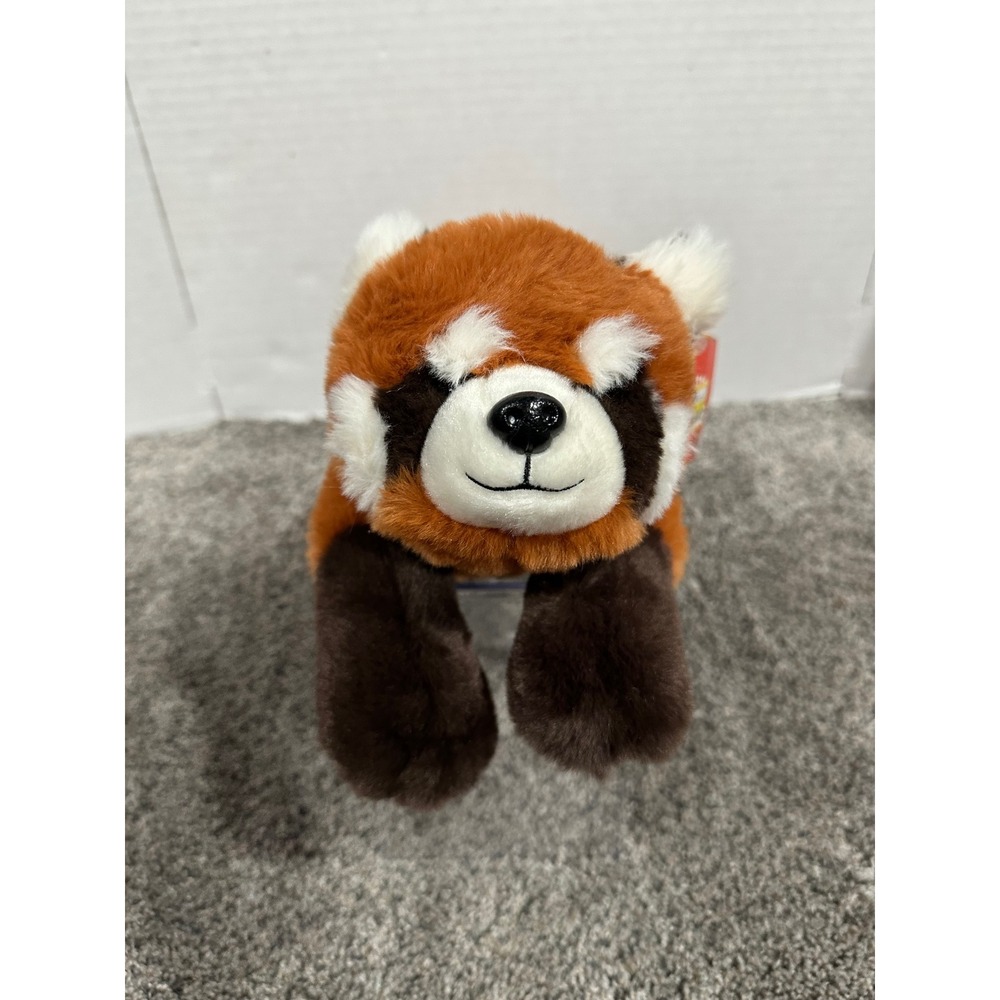 Plush Red Panda FAO Schwarz Unisex Rust Orange New Realistic Stuffed Animal